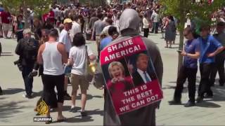 23263 governance stage Al Jazeera US election׃ Protests continue at Republican convention