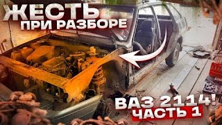 ЧЕТЫРКА!!!НЕ ОЖИДАЛ Я ТАКОГО, ПРИ РАЗБОРЕ ВАЗ 2114!!