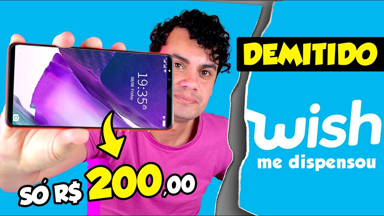 TESTANDO O CELULAR DE 200 REAIS DA WISH - Fubá online