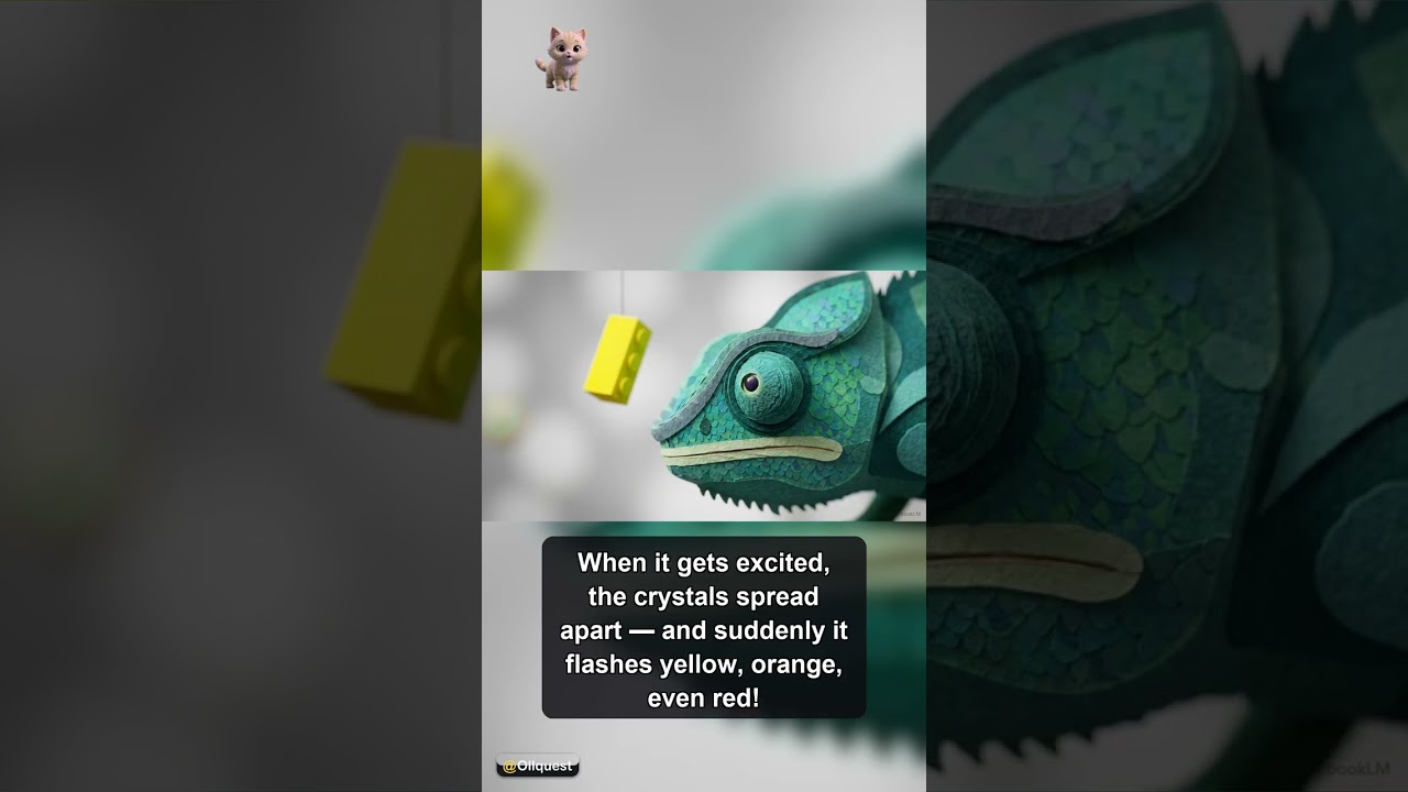 How Do Chameleons Change Color? 🚀 #Shorts