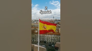 3 most spoken languages in the world #shorts