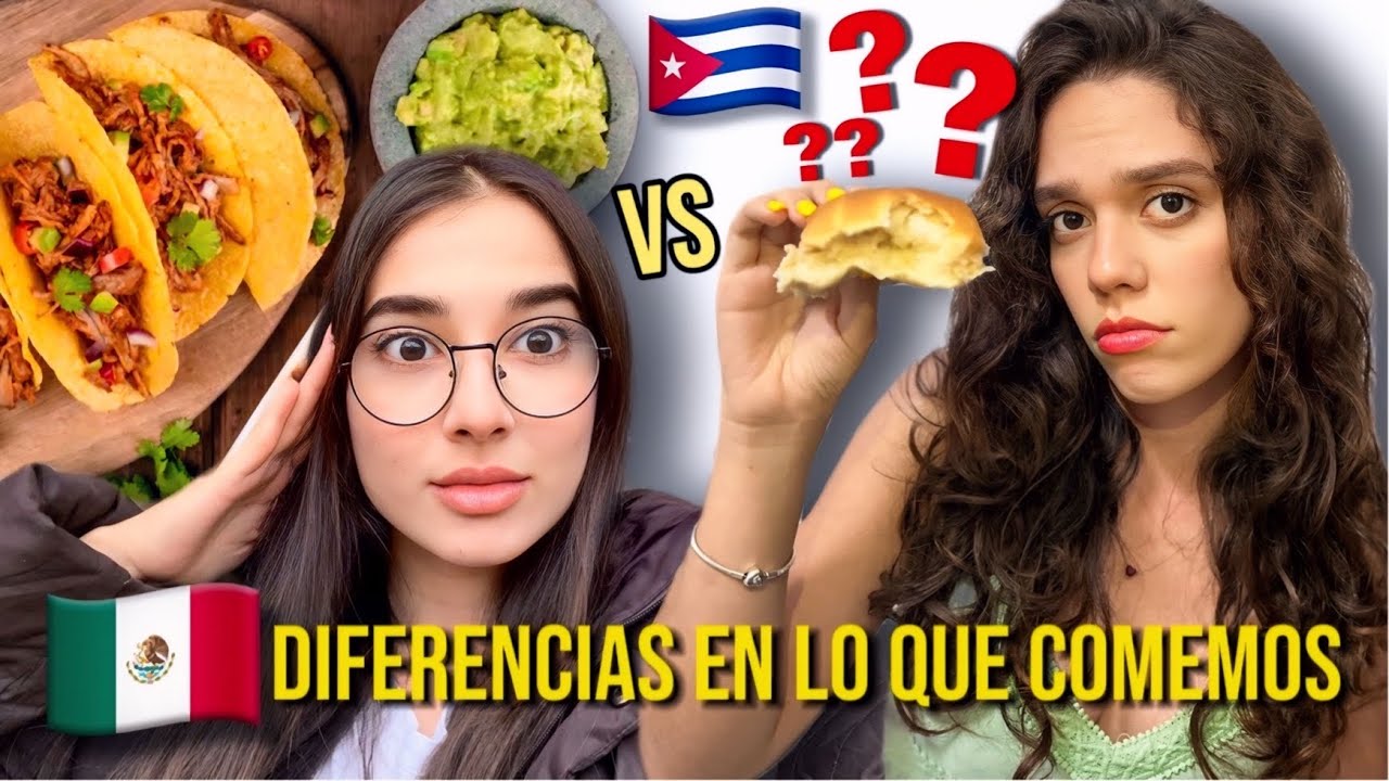 😨CUBANAS REACCIONAN a COMIDA en MÉXICO y CUBA