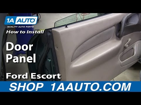 How To Remove Door Panel 97-03 Ford Escort ZX2 2 Door