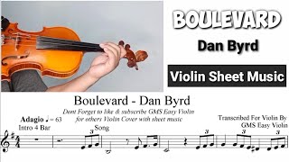[Free Sheet] Boulevard - Dan Byrd [Violin Cover With Sheet music]