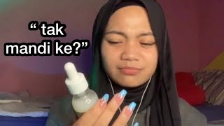 after shower routine ASMR | skincare ASMR,spa ASMR,tapping,softspoken (malaysia)