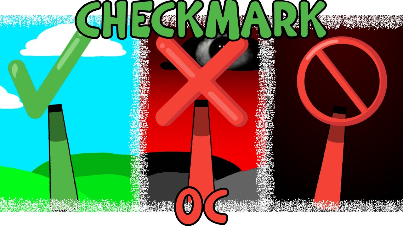 My Sprunki OC: Checkmark (Phase 2: Crossmark, Phase 3: Restricted)