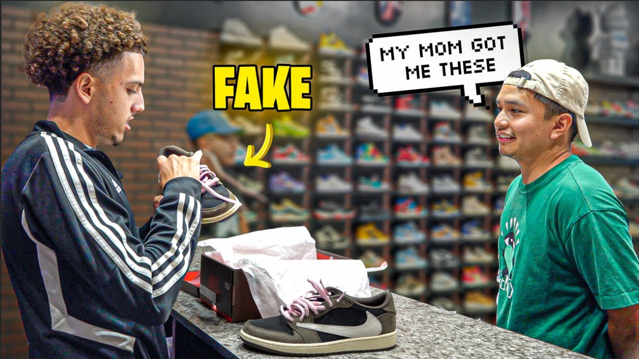 Mom Bought Him Fake Shoes?