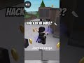 Hacker in mm2? #roblox #mm2 #hacker #question