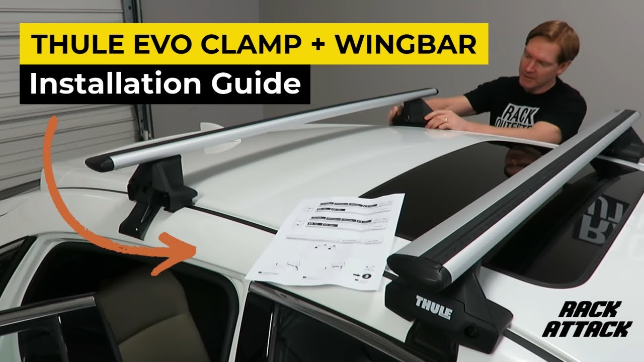 Volvo Xc40 With Thule Rapid Podium Wingbar Evo Multipurpose Roof Rack Crossbars Youtube