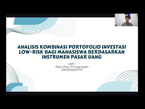 Analisis Portofolio Investasi Low-Risk untuk Mahasiswa: Instrumen Pasar Uang