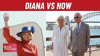 Princess Dianas 1983 Royal Tour Vs Charles, Camillas Stark Photo Contrast Royal Family