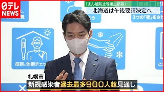 【全域】北海道“まん延防止”　21日午後に要請決定へ