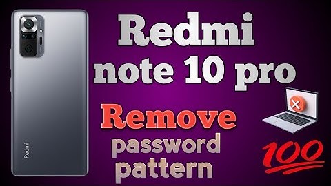 Redmi note 10 pro hard reset | how to remove password redmi note 10 pro