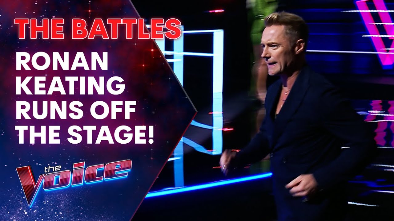 Ronan Keating RUSHES Off The Voice Stage | The Battles 2025 | The Voice Australia