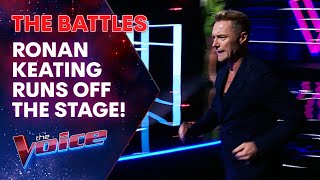 Ronan Keating RUSHES Off The Voice Stage | The Battles 2025 | The Voice Australia