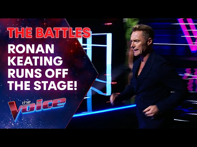 Ronan Keating RUSHES Off The Voice Stage | The Battles 2025 | The Voice Australia