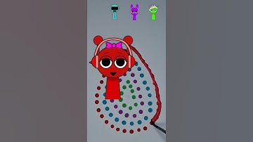 ASMR Color Mixing #sprunki #satisfying #asmr #color #oddlysatisfying