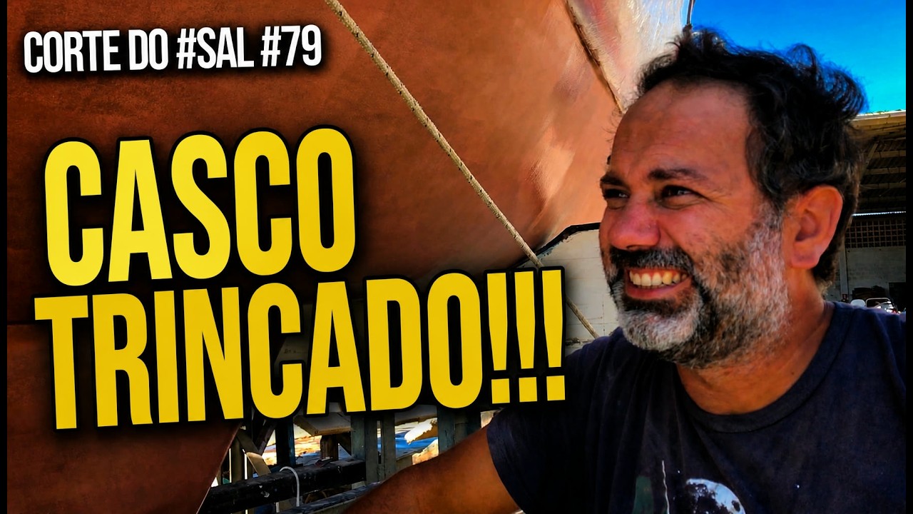 ⁣O dia que o casco do veleiro trincou por um erro meu