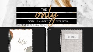 BEST Customizable Digital Planner 2022  | ALL IN ONE  the ONLY PLANNER YOU NEED!