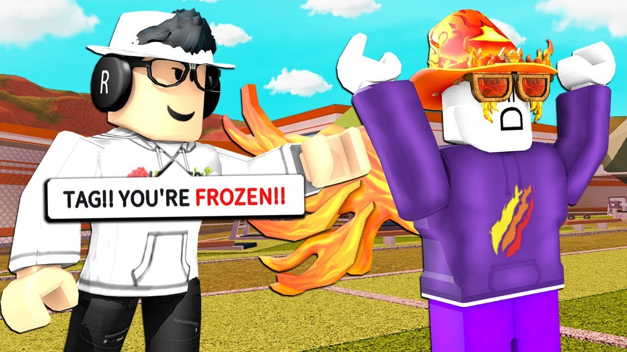 New Youtubers Play Jailbreak Freeze Tag Roblox Youtube - playing freeze tag in roblox