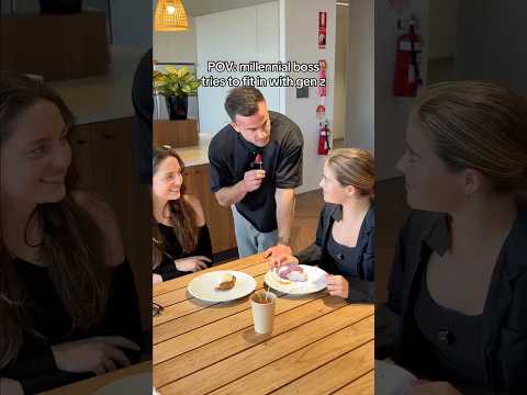 Millennial Boss Tries To Fit In With Gen Z