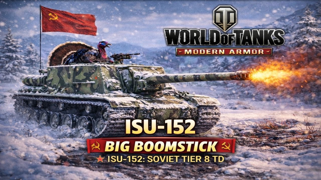 ISU-152: Big Boomstick - World of Tanks Modern Armor Gameplay