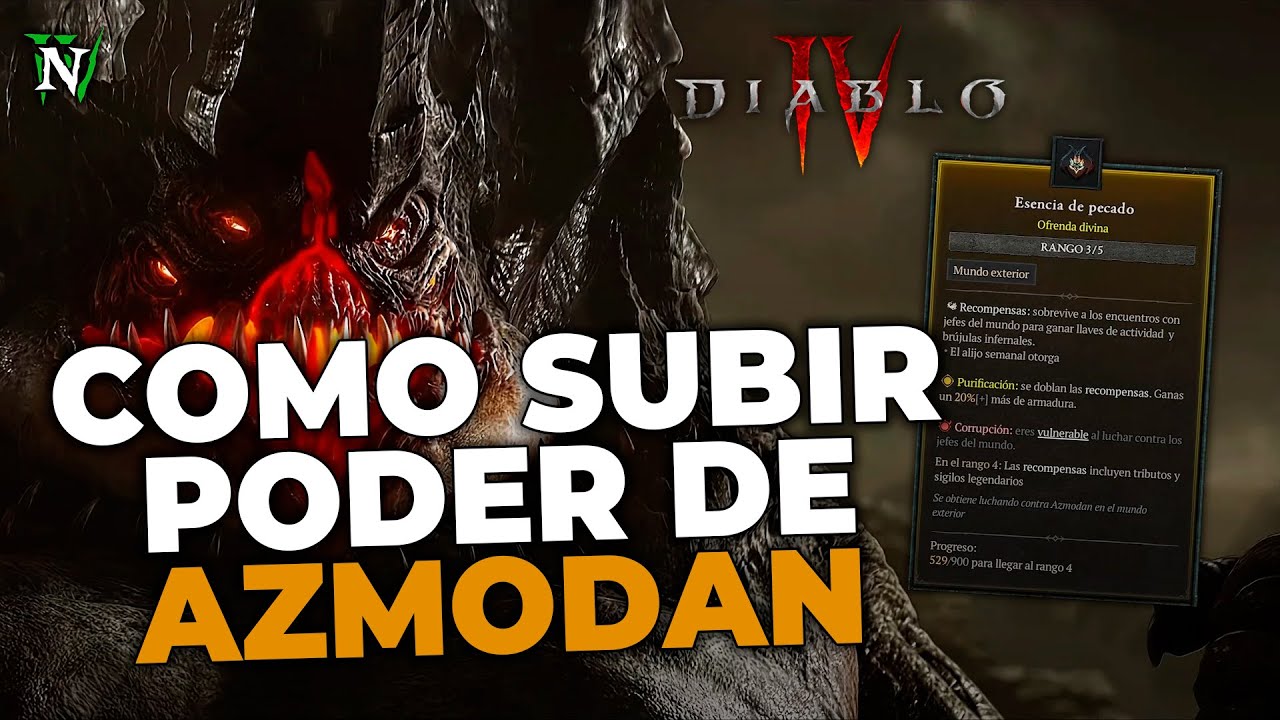 Diablo IV - Guía - Cómo subir el poder de Azmodán [S-11]