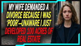 Full My Wife Demanded A Divorce Because I Was ‘Poor’—Unaware I Just Developed 100 Acres of Real Estate Guide