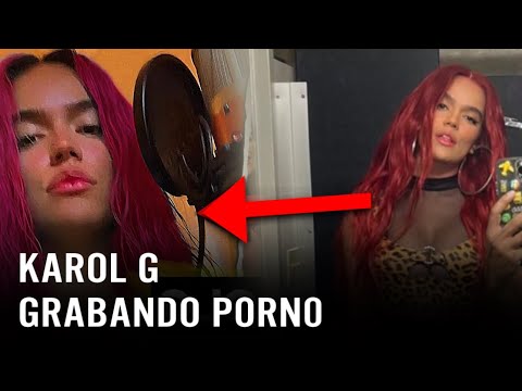 Karol G en el estudio grabando su próxima canción Titulada Porn0 - YouTube