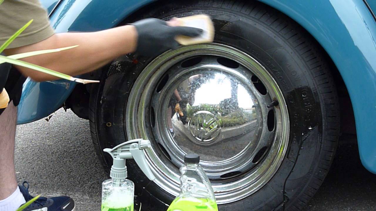 3D Yellow Degreaser on tires YouTube