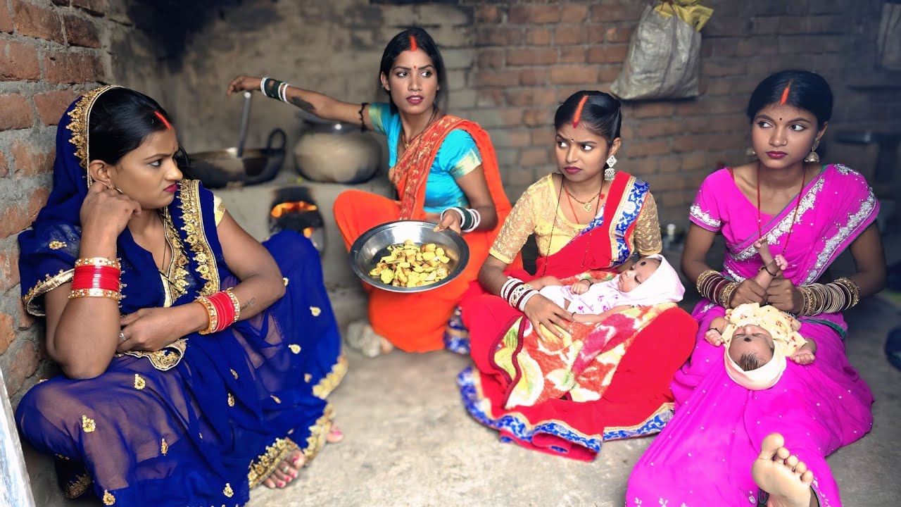 जुड़वा बच्चा देवरानी के बहन का हुआ तो समभालन के लिए ससुराल बुलाई।। KHUSHI SINGH MASTI