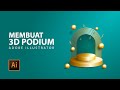 How to create 3D podiums with Adobe Illustrator