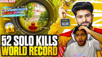 WORLD RECORD 52 Kills in ONE GAME Squad LoLzZz Gaming BEST Moments in PUBG Mobile