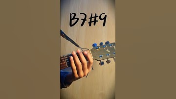 Guitar lessons for beginners (B7#9 chord) #guitar  #chords