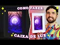 COMO FAZER CAIXA DE LUZ | Passo a passo de como fazer uma Shadow Box | DIY Paper-cut Light Box