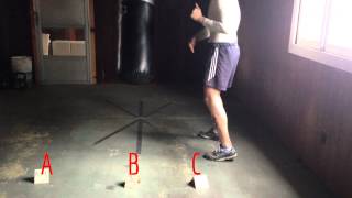 Power roundhouse kicking: How to roundhouse kick straight down the center line.