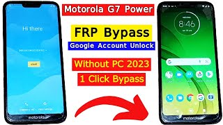 Moto G7 Power Frp Bypass | All Moto Frp Bypass Android 10 | Google Account Bypass 1 Click Without PC