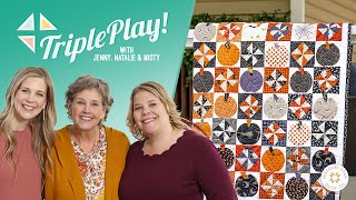 triple play: 3 new pinwheel quilts with jenny doan of missouri star (video tutorial)
