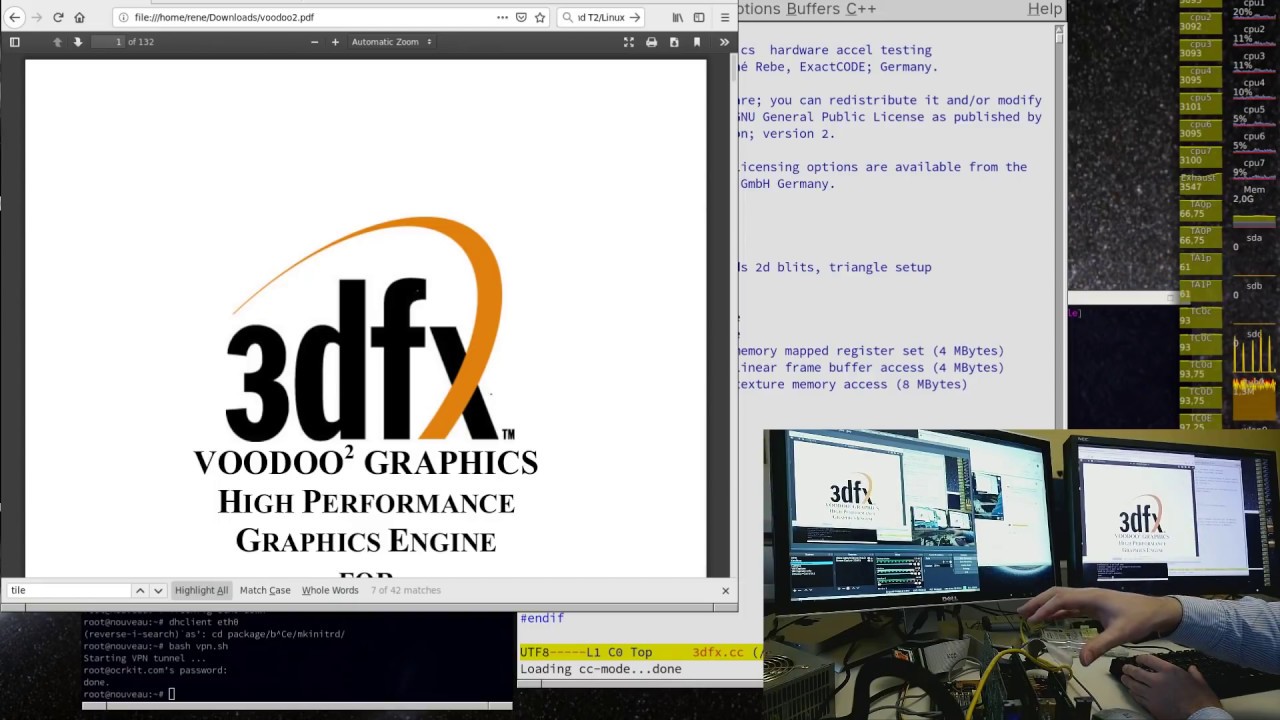 3dfx Voodoo: Low-level & bare-metal driver-less code!