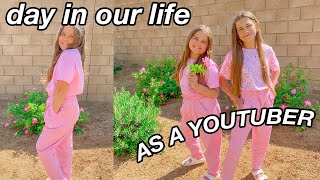 A DAY IN OUR LIFE AS A YOUTUBER!! | CILLA AND MADDY
