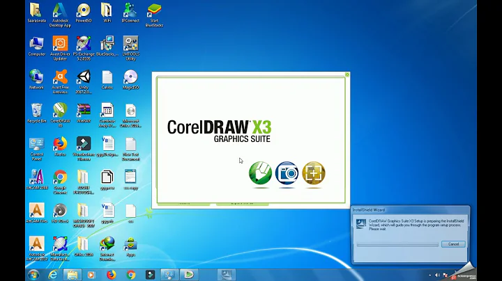 HOW TO INSTALL COREL DRAW X3 TUTORIAL