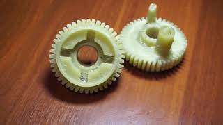 Aluminum gear by a casting method