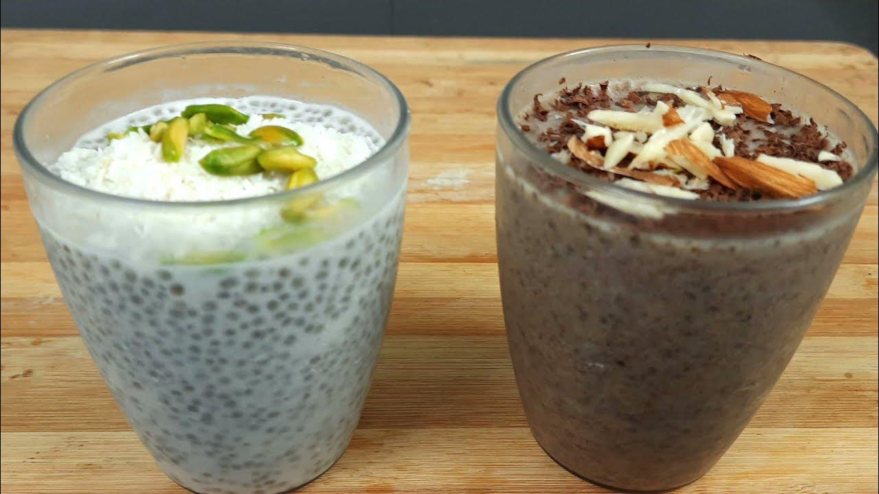 చియాసీడ్స్ పుడ్డింగ్ How to Prepare Chia Seed PuddingChia seeds recipe in telugu YouTube