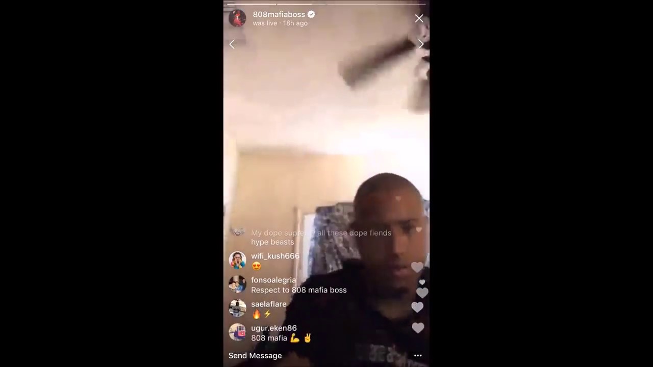 Southside On Instagram Live - Making And Playing Beats - 808 Mafia