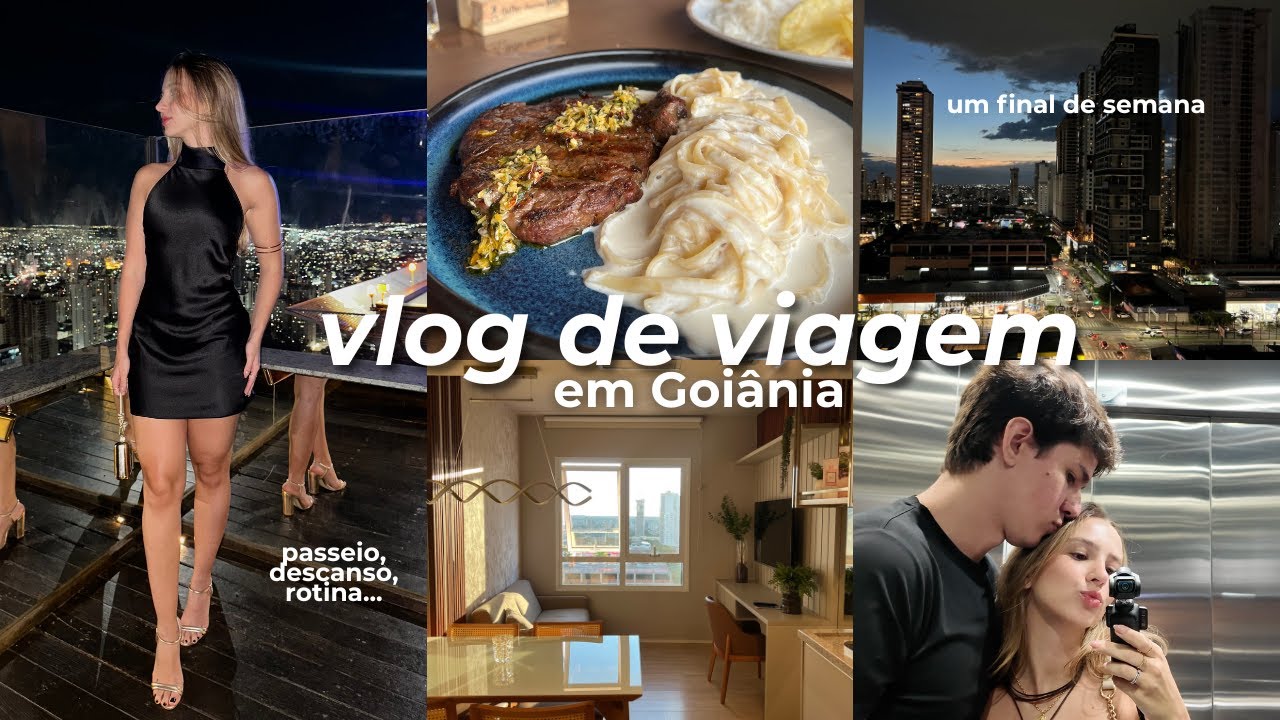 VLOG DE VIAGEM em Goiânia | rotina, descanso, passeios...