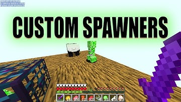 Minecraft 1.20 CUSTOM SPAWNERS | ALL MOBS Spawner