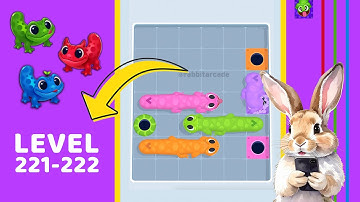 Gecko Out Level 221-222 Solution Walkthrough