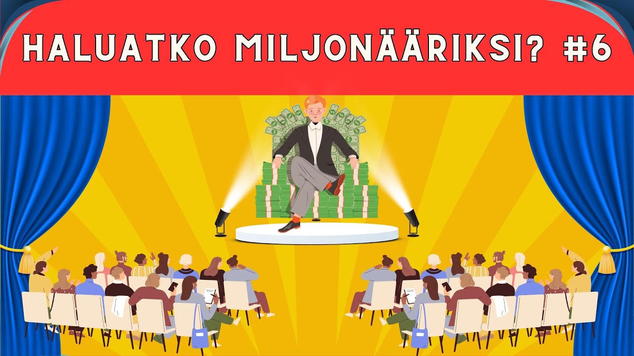 Haluatko Miljonääriksi? #6 | Oikeita Kysymyksiä 100€ - 1 000 000€