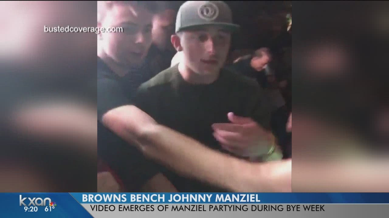 Johnny Manziel Benched After Austin Video Surfaces Youtube