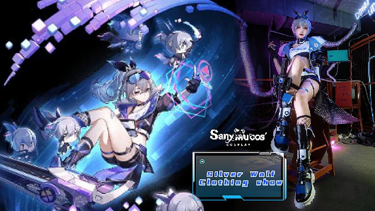 【SanyMuCos】Honkai: Star Rail Cosplay Stellaron Hunters Silver Wolf Cosplay Costume Show